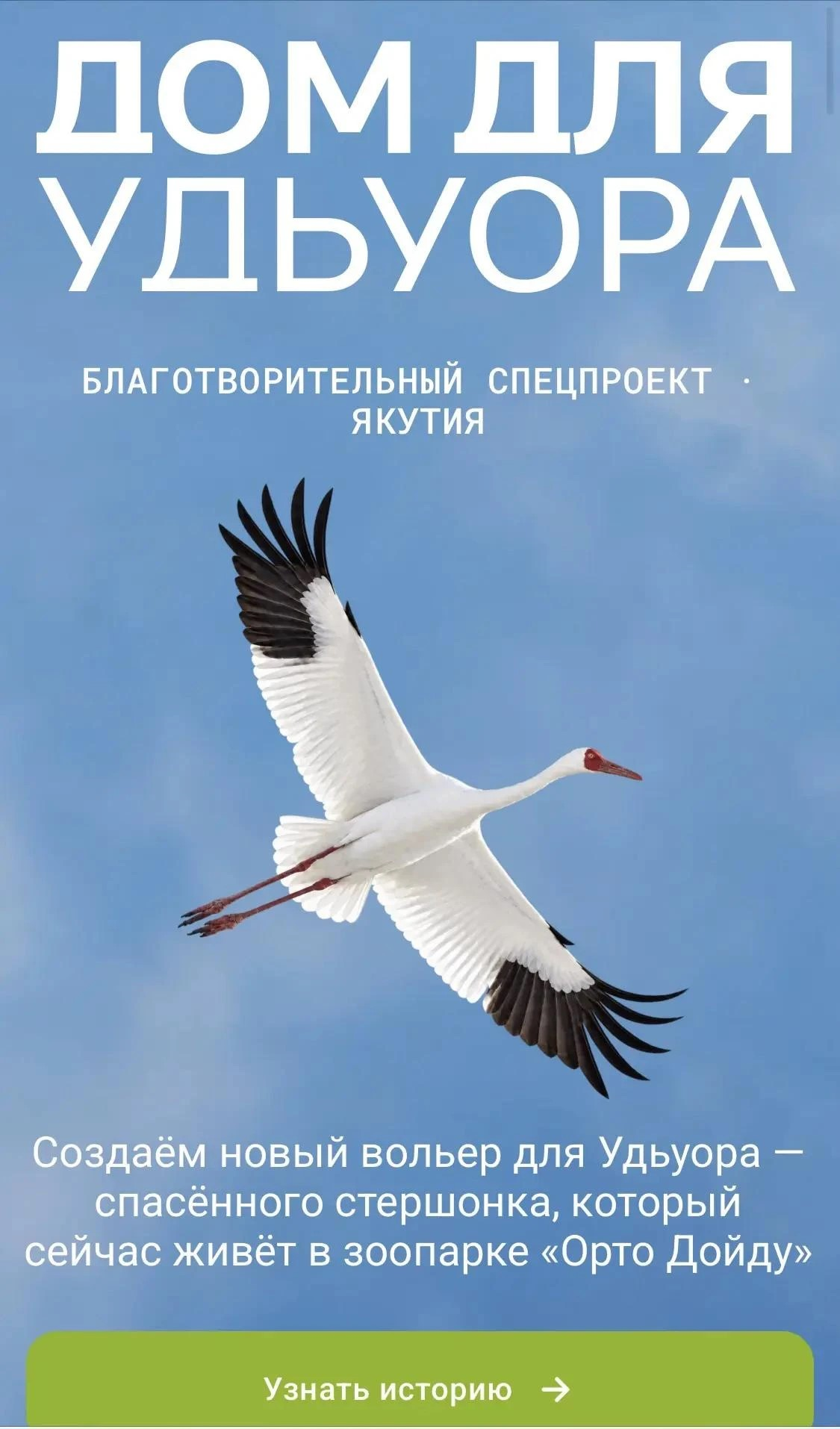 «Полет стерха»: дом для Удьуора
